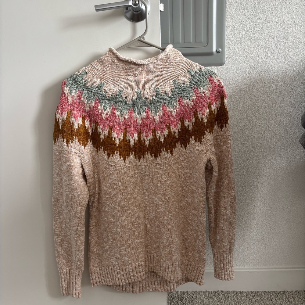 Women's Multicolor Patterned Sweater